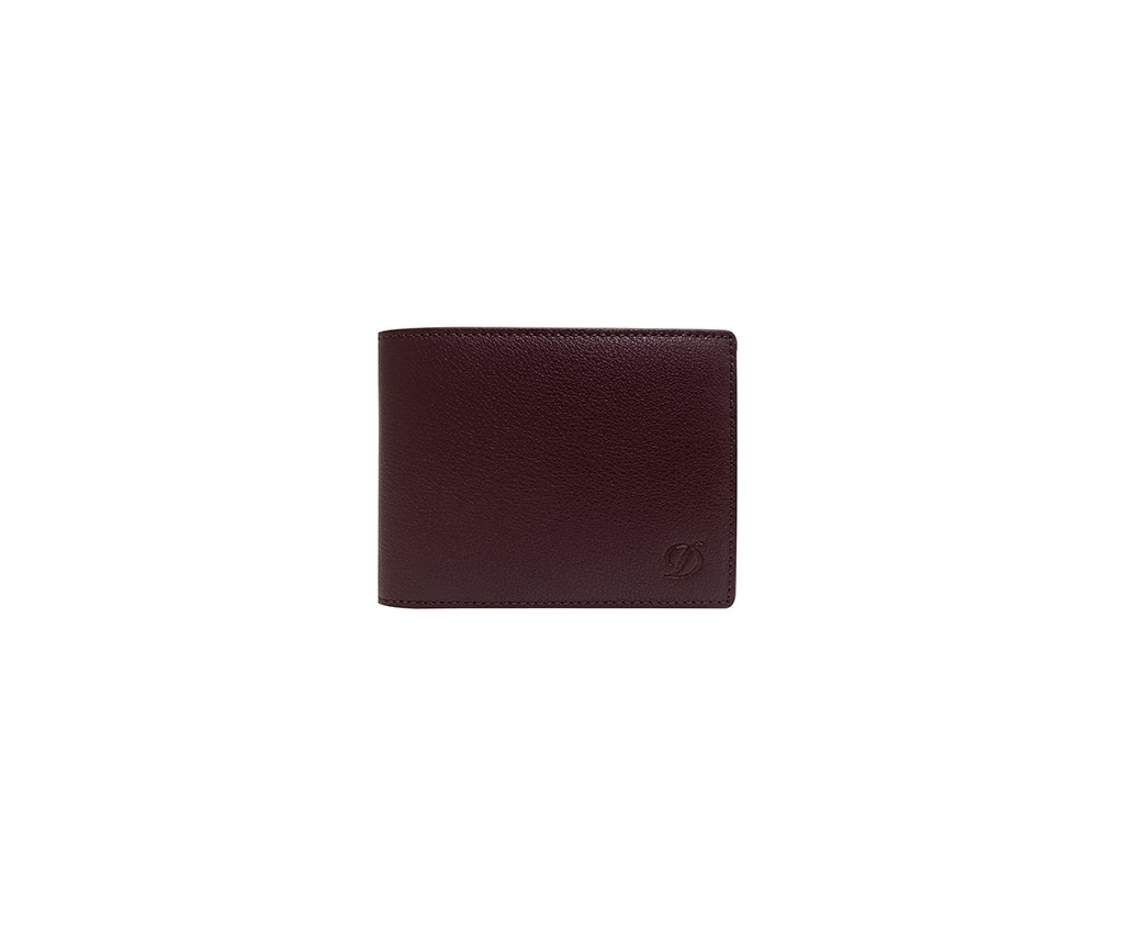紅色皮革銀包（可放6張信用卡）